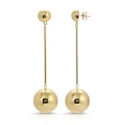 Michelle Campbell Jewelry Women's Mega Earrings, Brass with 14k Yellow Gold overlay