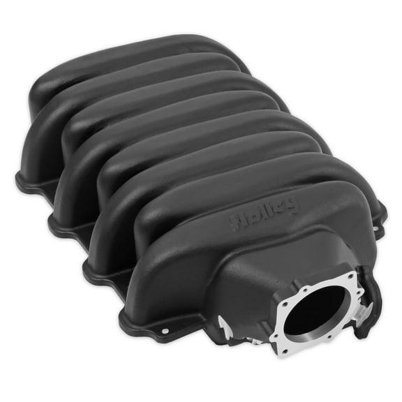 Holley Low-Profile Intake Manifold - Godzilla - Black Powdercoat