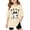 Beige, variant on Children Graphic T-Shirt Casual Loose Fit Short Sleeve Tee with Print Comfortable Blend Top for Kids, Toddlers, and Youth