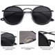 thumbnail image 4 of Gafas de sol polarizadas redondas pequeñas retro Uv400, gafas de sol de doble puente Sunset Sj1104, 4 of 4