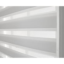 Achim Cordless Celestial Sheer Double Layered Window Shade (White, 35" x 72")