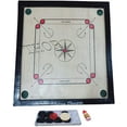 thumbnail image 4 of Classic Carrom Board Set with Coins and Striker Carrom Board International Carrom Federation, 4 of 5