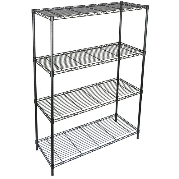 AetherLove 4 Tier Shelving Unit NSF Wire Shelf Metal Large Storage Shelves Heavy Duty Height Adjustable Commercial Grade Steel Utility Layer Shelf Rack Organizer