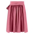 thumbnail image 2 of XIAONU Women's Tie Wrap Skirt High Waist Pleated A Line Midi Casual Bottoms, 2 of 5
