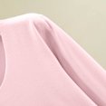 thumbnail image 5 of NominalSnug Cotton Pajamas Sets for Women 2 Piece Outfits Long Sleeve Sleepwear Elastic Waisted Long Pants Soft Loungewear, 5 of 6