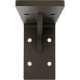 thumbnail image 3 of Ekena Millwork 2"W x 6"D x 3 3/4"H Embrey Steel Bracket, Hammered Dark Bronze, 3 of 11