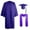 Purple, variant on GraduationMall Graduation Gown And Cap For Adults 2025 Year Charm Unisex