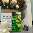 thumbnail image 7 of FKBRCL4U Compatible with iPhone 11 Matte Case, Abstract Green Liquid Swirling Alcohol Pattern for Girl Full Body Design Soft Silicone Drop Shock Scratch Protection for iPhone 11, 7 of 7
