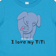 thumbnail image 4 of Inktastic I Love My Titi Elephant Blue Boys Baby T-Shirt, 4 of 5