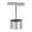A, variant on Vegetable & Fruit Corer Veggie Drill Core Remover Kitchen Tool 2 Sizes, for Hollowing Pumpkin Potatoes Carrot Pear, Meat Chopper Utensil Gadgets