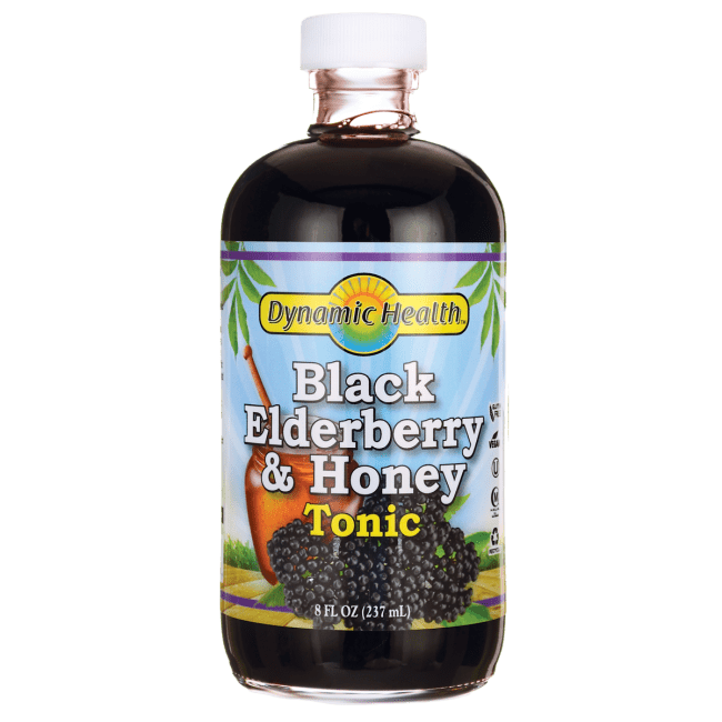 Dynamic Health Black Elderberry & Honey Tonic 8 fl oz Liq
