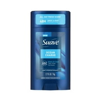 Suave Ocean Charge Men’s Antiperspirant Deodorant, Marine & Driftwood Scent, 48-Hour Protection, 2.7 oz
