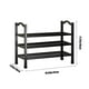 thumbnail image 3 of Zapatero de 3 Niveles | Organizador de Zapatos de Plástico Negro para La Entrada Del Dormitorio | Zapatero Ventilado de Fácil Montaje para Hombres, Mujeres y Niños | Zapatero Compacto Que Ahorra Espa, 3 of 6