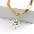 thumbnail image 5 of Fashion Shinny Crystal Star Pendant Necklaces for Women Stainless Steel Snake Chain Clavicle Necklace Jewelry collares N8234S04, 5 of 5