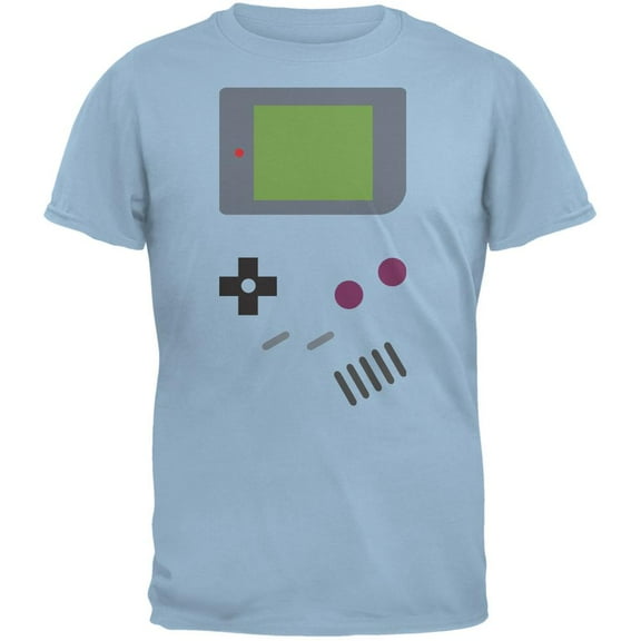 Handheld Gamer Light Blue Adult T-Shirt