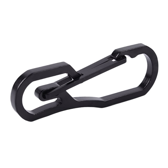 Xihbxyly Mosquetón de Acero Inoxidable, Clip de Gancho Resistente, Diseño de Llavero Duradero, Equipo de Aventura Al Aire Libre, Capacidad Máxima de Peso de 25 Kg, Conveniente para Senderismo y Campi