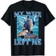 thumbnail image 1 of Camiseta de pesca con texto en inglés "My Wife Left Me Meme", 1 of 2