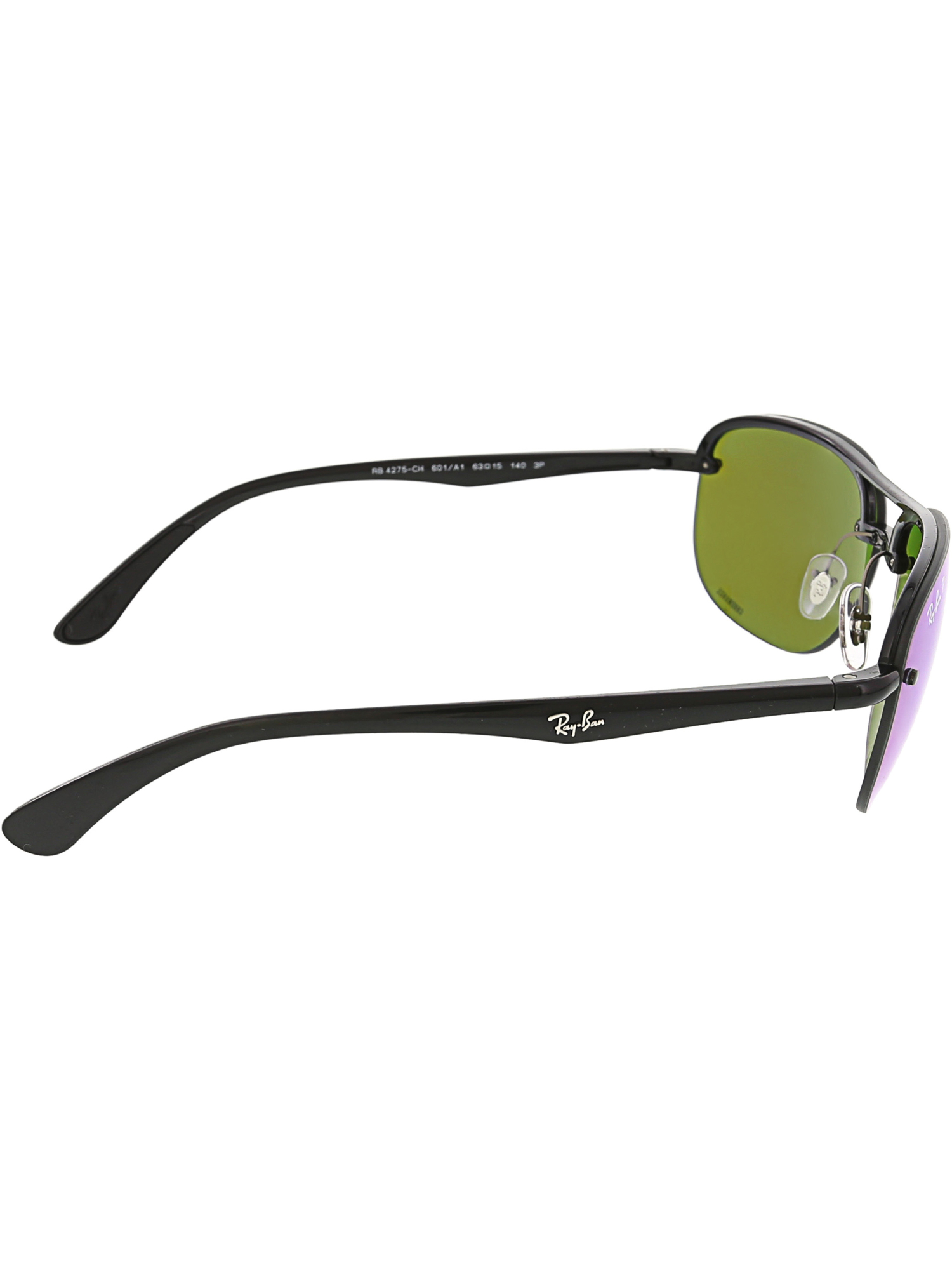 Ray-Ban Men's Polarized Chromance RB4275CH-601/A1-63 Black Rimless Sunglasses - image 2 of 3