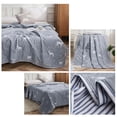 thumbnail image 4 of Apmemiss Clearance Gray Washed Cottons Summer Quilt Soft Cutis-Friendly Air-Conditioning Quilt Concise Solid-Color Lightweight Student Quilt, 4 of 6