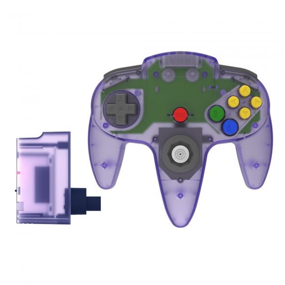 Control Inalambrico 2.4ghz Compatible Con N64 Teknogame Morado