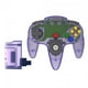thumbnail image 1 of Control Inalambrico 2.4ghz Compatible Con N64 Teknogame Morado, 1 of 3