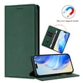 thumbnail image 2 of for iPhone 16 Pro Max Wallet Case with RFID Blocking Card Slots, Fashion PU Leather Flip Kickstand Magnetic Phone Cover Women Men, Support Wireless Charging, Full Body Protection - Darkgreen, 2 of 11
