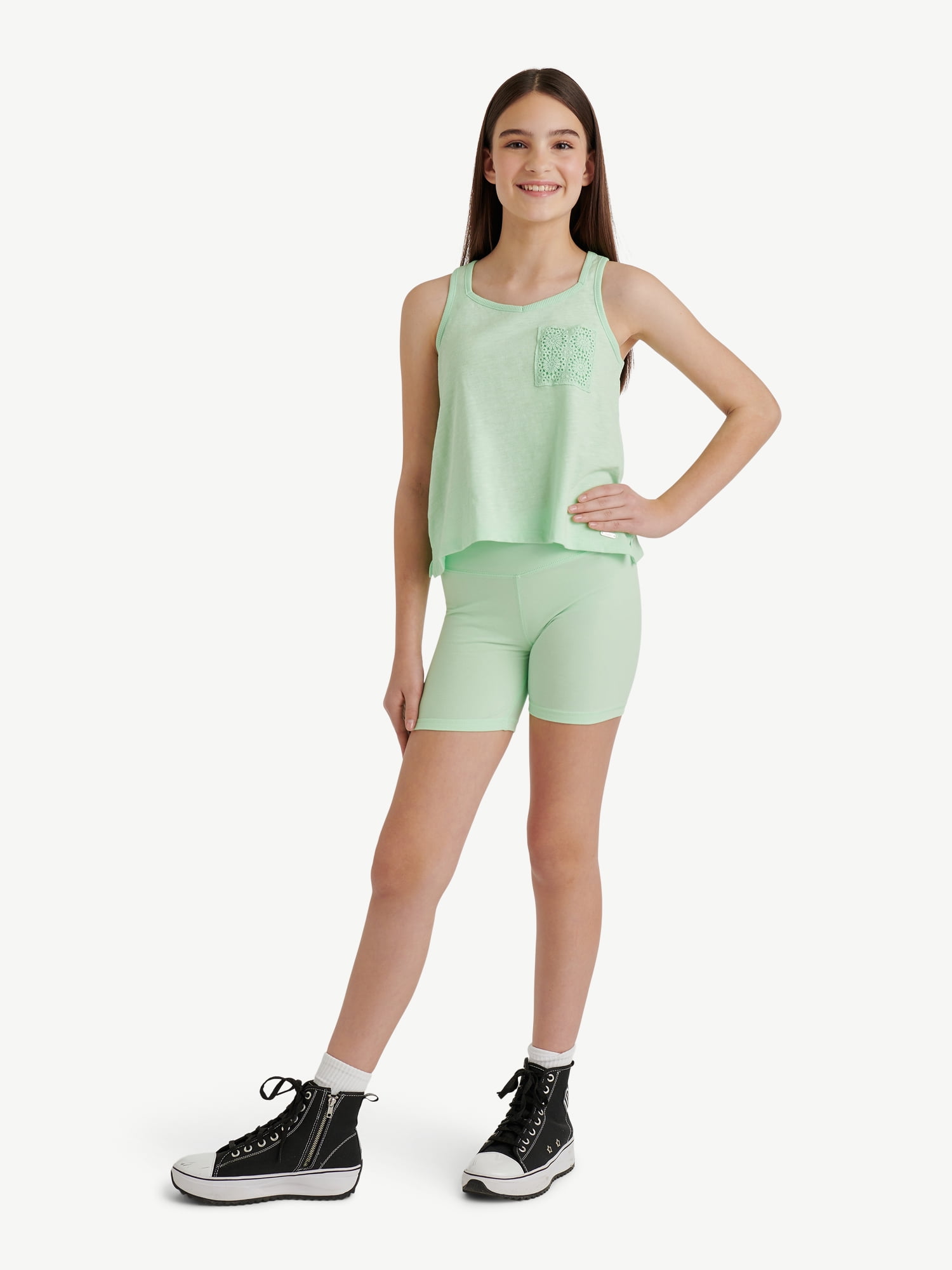 Justice Girls Jersey Tank & Short Set, Sizes XS - XLP