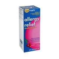 Sunmark Sunmark Allergy Relief Liquid Cherry, Cherry 4 (Best Drugstore Medicine For Sore Throat)