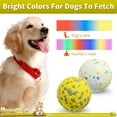 thumbnail image 3 of CyperGlory Tough Dog Balls, 2.75" Tennis Balls for Dogs, Interactive Dog Toys for S/M Breeds, White Water Toys for Dogs, 3 of 8