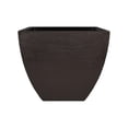 thumbnail image 2 of Tusco Products Modern 20 Inch Molded Plastic Square Planter, Black, 2 of 3