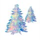thumbnail image 5 of Matsuzay Árbol de Navidad colorido, de papel, diseño, material, colgante, para fiestas de invierno, adornos navideños colgantes Decoración del hogar Deslumbrante, 5 of 6