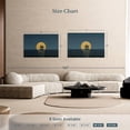 thumbnail image 4 of Elephant Stock Pirate Ship Silhouette Wall Art - Horizontal Canvas Wall Art - Living Room Wall Decor - Transportation Canvas - Orange And Blue Decor - 48" x 32", 4 of 8