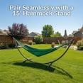 thumbnail image 4 of Sunnydaze 2-Person Cotton Mayan Family Hammock, 625 lb Capacity - Meadow, 4 of 15