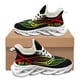 thumbnail image 1 of Zapatillas deportivas informales con estampado afroamericano Juneteenth 1865 para mujer y hombre, cómodas, antideslizantes, con cordones para deportes al aire libre, para verano, 1 of 6