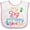 White and Pink, variant on Inktastic My Gigi and Poppy Love Me Boys or Girls Baby Bib