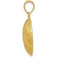 thumbnail image 2 of Solid 14k Yellow Gold Basketball Charm - 25mm, 2 of 6