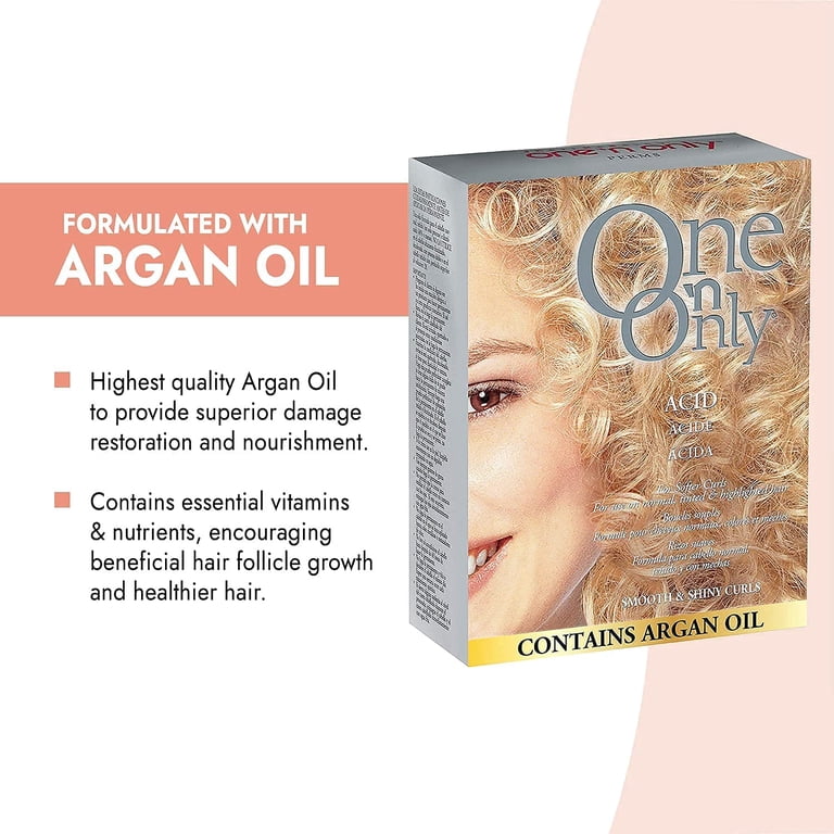 One N Only Low Ammonia Texturizing Hair Treatment Kit with Argan