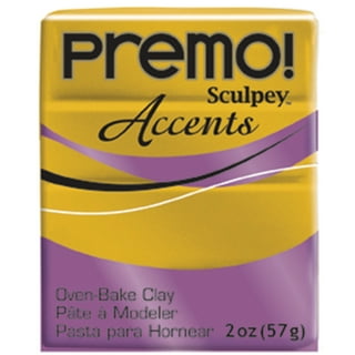 Sculpey Premo Polymer Oven-Bake Clay Black Non Toxic 8 oz. bar Great for  jewelry making holiday DIY mixed media and home d cor projects. Premium  clay Great for clayers and artists.