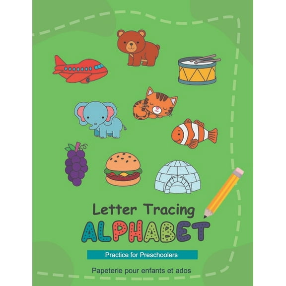 Letter Tracing Alphabet: Practice for Preschoolers Homeschool Learning Activities: Practice Handwriting. Uppercase and lowercase Alphabet, Ages 3-5 (Paperback)