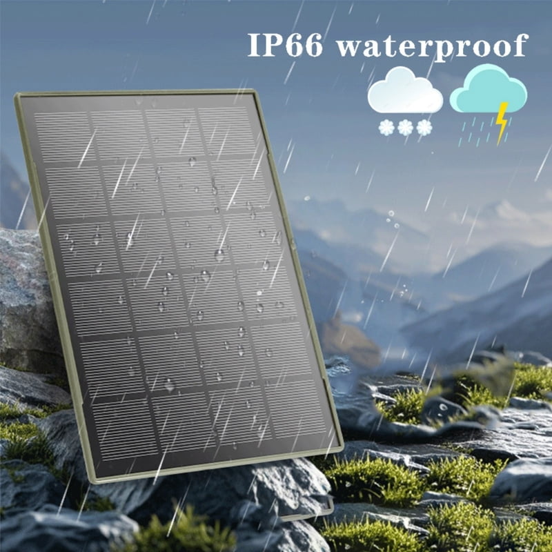 IP66 Waterproof Trail Camera Solar Panel Camera Solar Panel 6000Mah 3W 5V Power Supply For Hunting Camera Accessories