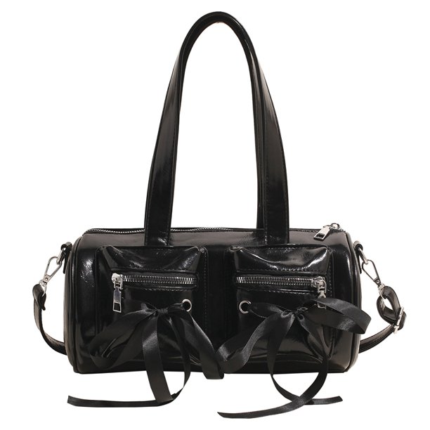 Bolso Hombro para El Mujeres Bow PU Cuero Correa Ajustable Viajes