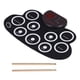 thumbnail image 3 of Juego de Batería Electrónica ANGGREK Almohadilla de Práctica de Batería Enrollable con Baquetas USB Batería Recargable para Niños, 3 of 8