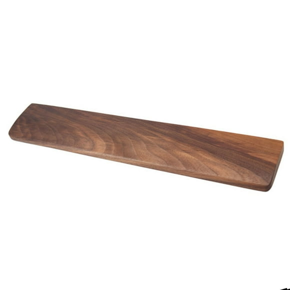 Walnut Wood Hand Wrist Rest, Wooden Keyboard Wrist Rest Pad Sturdy Anti Slip for Office