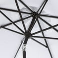 thumbnail image 3 of SAFAVIEH Outdoor Collection Ortega 9-Foot Tilt Crank Umbrella White, 3 of 7