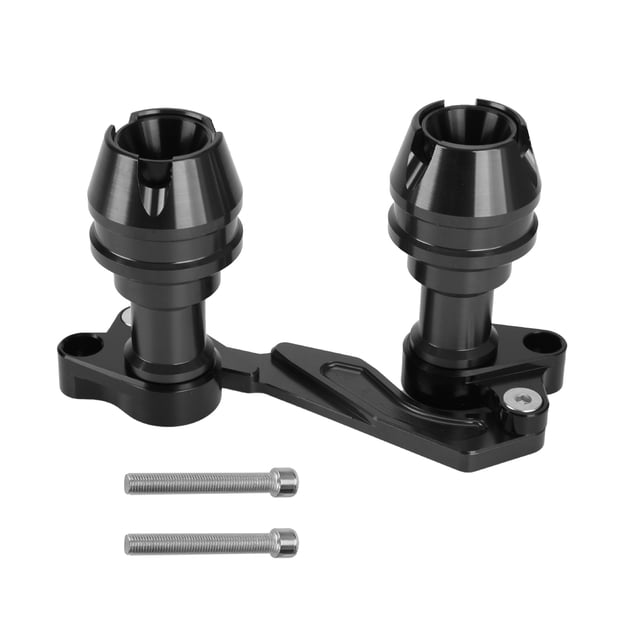 Aluminum Frame Crash Sliders Protect Black Fit For Yamaha Nvx Aerox Nmax 15-19