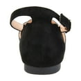 thumbnail image 4 of Journee Womens Lana Buckle Pointed Toe Ballet Flats, Widths Available, 4 of 10