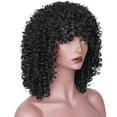 thumbnail image 4 of Wigs for Women Natural Wigs Fashion Wig Women Bob Full Wavy Synthetic Curly Black Short wig Wigs Human Hair, 4 of 6
