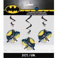 thumbnail image 2 of Batman 'Party' Hanging Swirl Decorations (3pc), 2 of 3