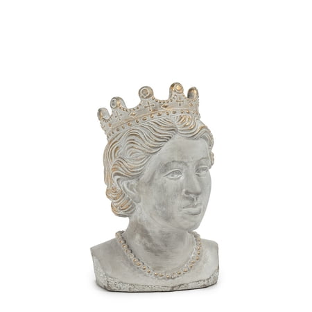 Set of 1 Small Queen Head Planter