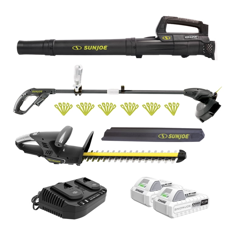 Sun Joe, Cordless Leaf Blower and Trimmer Combo Kit, 24V-GT4MAX